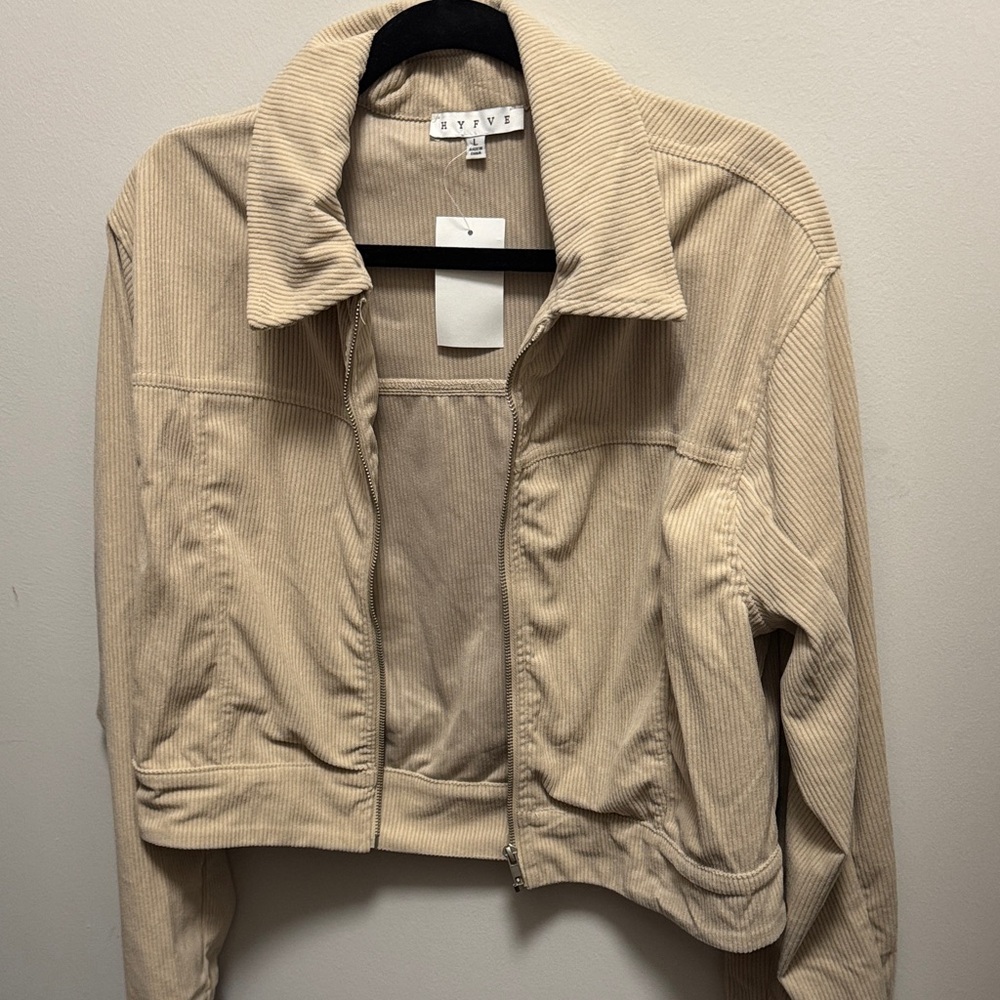 HYFVE Light Tan Corduroy Utility Jacket